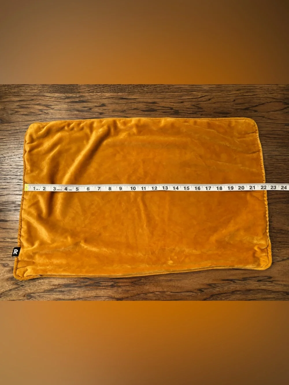 Mustard Gold Velvet Lumbar Pillow Cover 24x15 Boho Modern Accent Cushion